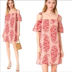 🎉HP 🎉 Madewell Silk Paisley Cold Shoulder Dress